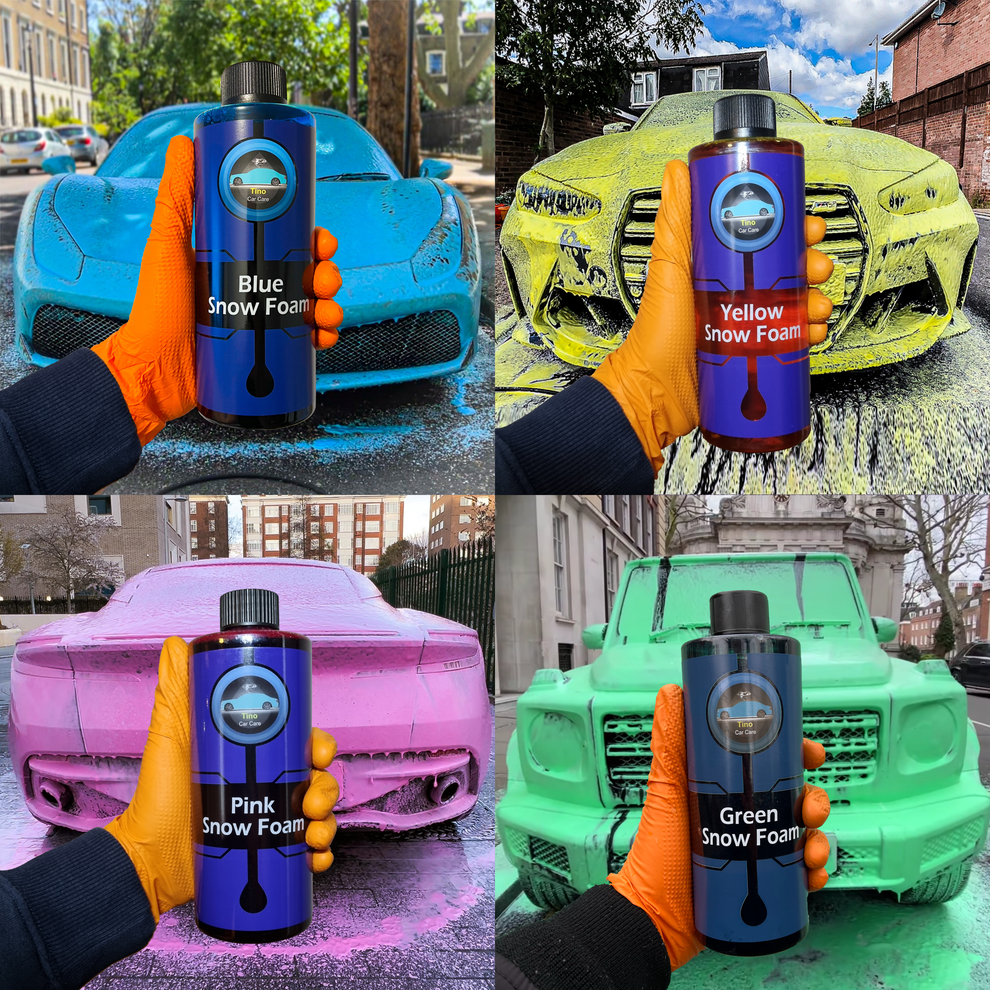 Tino Coloured Snow Foam Bundle Tino Car Care