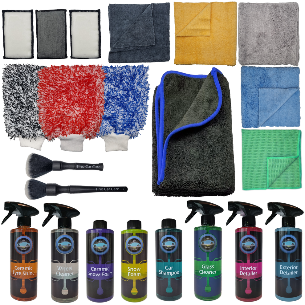 Tino Complete Car Cleaning Bundle Premium Car Care Kit Tino Car Care