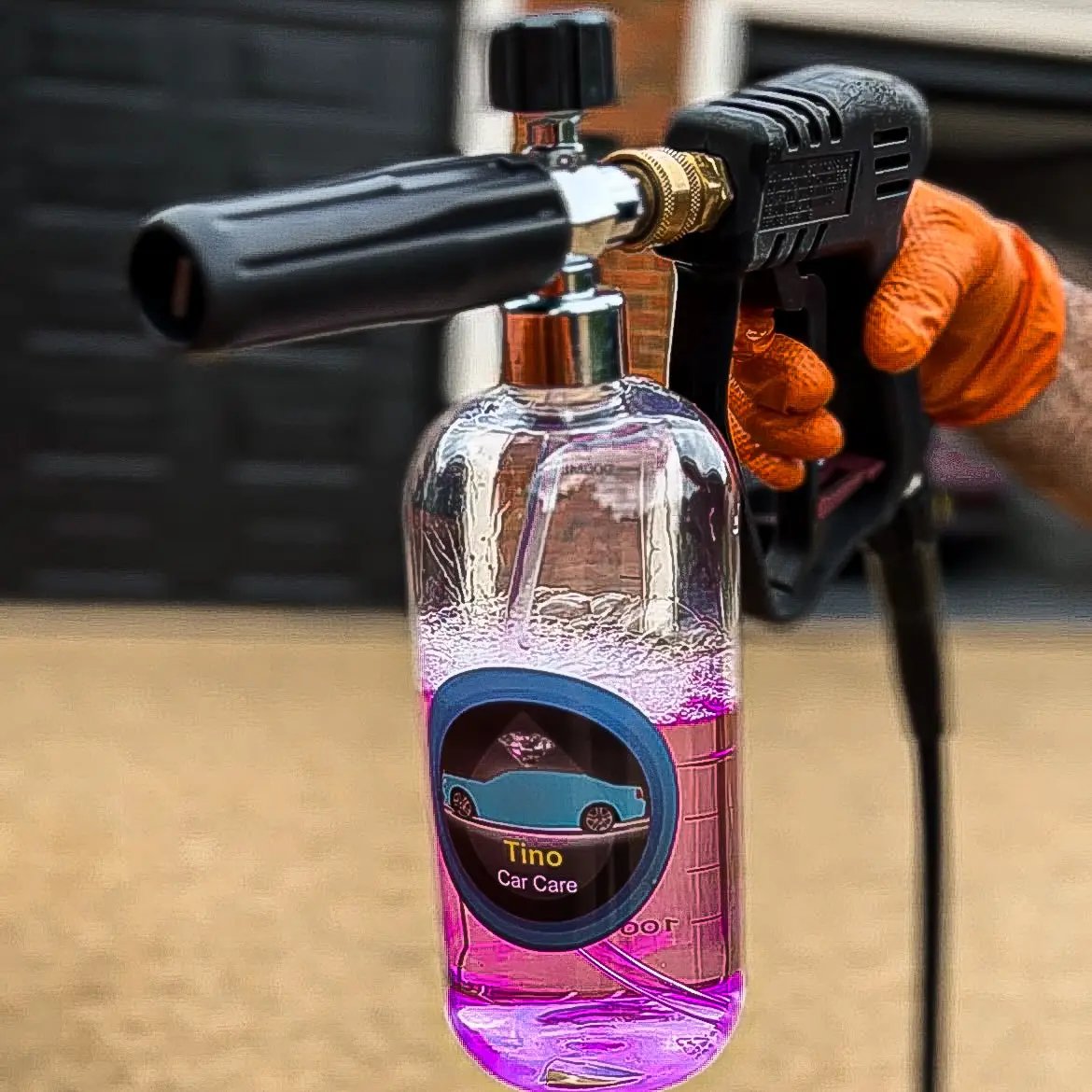 Snow Foam Cannon With Quick Connect Bottle Use To Be - Temu